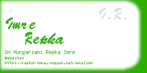 imre repka business card